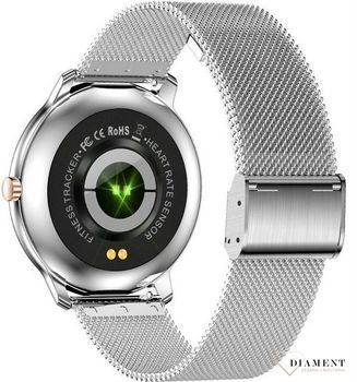 Smartwatch Rubicon na bransolecie Super Slim 9 mm srebrny RNBE66 (6).jpg